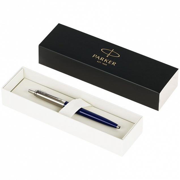 Ручка шариковая Parker Jotter Originals Navy Blue Chrome CT, темно-синяя с логотипом в Новосибирске заказать по выгодной цене в кибермаркете AvroraStore