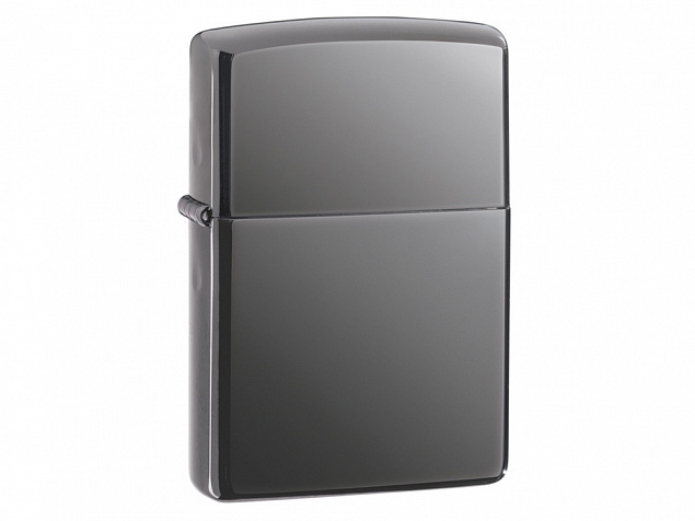 Зажигалка ZIPPO Classic с покрытием Black Ice® с логотипом в Новосибирске заказать по выгодной цене в кибермаркете AvroraStore