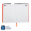 Ежедневник Bplanner.02 orange (оранжевый) с логотипом в Новосибирске заказать по выгодной цене в кибермаркете AvroraStore