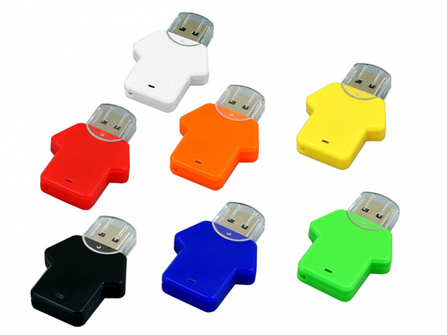 USB 2.0- флешка на 16 Гб в виде футболки с логотипом в Новосибирске заказать по выгодной цене в кибермаркете AvroraStore