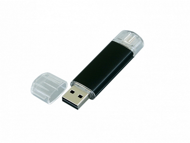 USB 2.0/micro USB- флешка на 32 Гб с логотипом в Новосибирске заказать по выгодной цене в кибермаркете AvroraStore