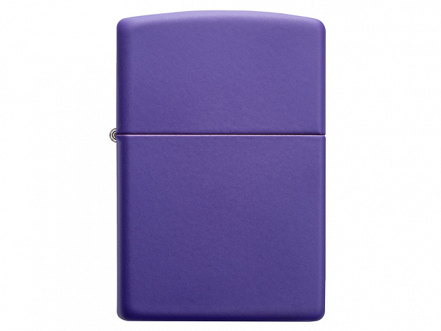 Зажигалка ZIPPO Classic с покрытием Purple Matte с логотипом в Новосибирске заказать по выгодной цене в кибермаркете AvroraStore