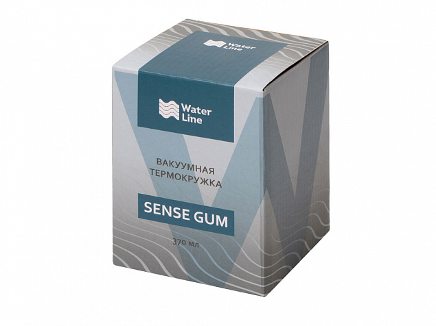 Вакуумная термокружка «Sense Gum», непротекаемая крышка, soft-touch с логотипом в Новосибирске заказать по выгодной цене в кибермаркете AvroraStore