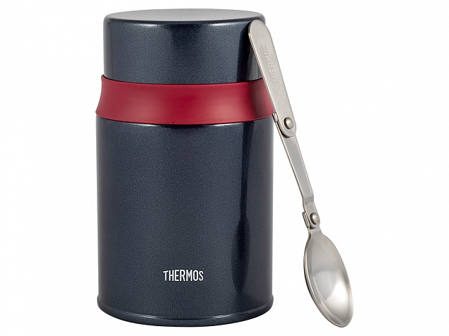 Термос для еды с ложкой Thermos TCLD-520S с логотипом в Новосибирске заказать по выгодной цене в кибермаркете AvroraStore