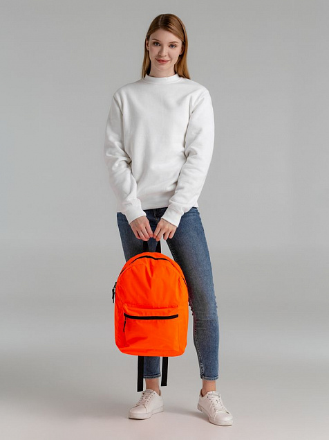 Рюкзак Manifest Color из светоотражающей ткани, оранжевый с логотипом в Новосибирске заказать по выгодной цене в кибермаркете AvroraStore