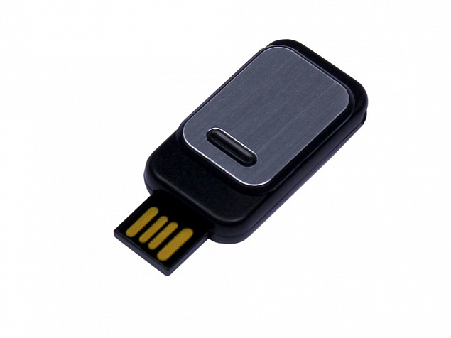 USB 2.0- флешка промо на 8 Гб прямоугольной формы, выдвижной механизм с логотипом в Новосибирске заказать по выгодной цене в кибермаркете AvroraStore