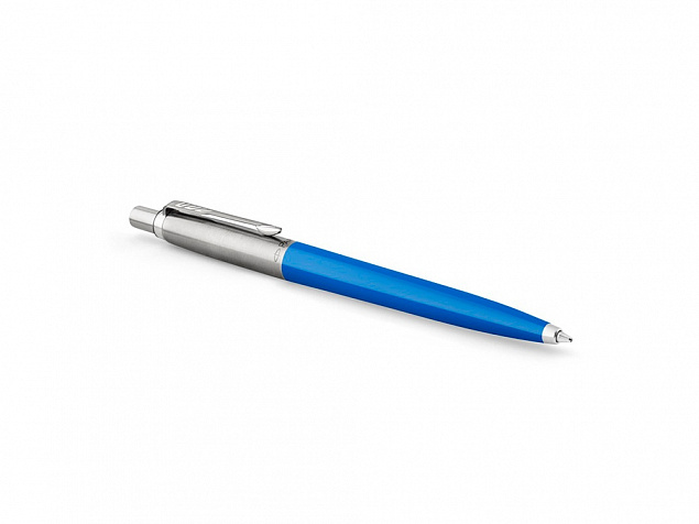 Ручка шариковая Parker «Jotter Originals Blue Chrom CT» с логотипом в Новосибирске заказать по выгодной цене в кибермаркете AvroraStore