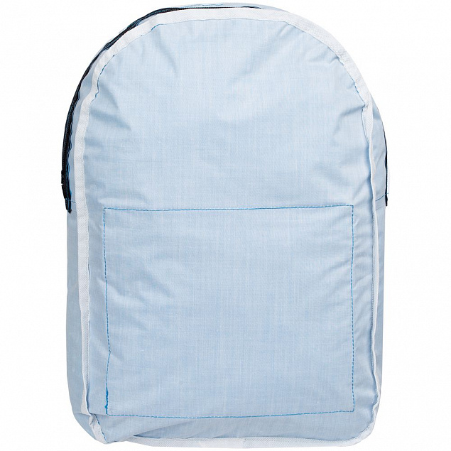 Рюкзак Manifest Color из светоотражающей ткани, синий с логотипом в Новосибирске заказать по выгодной цене в кибермаркете AvroraStore