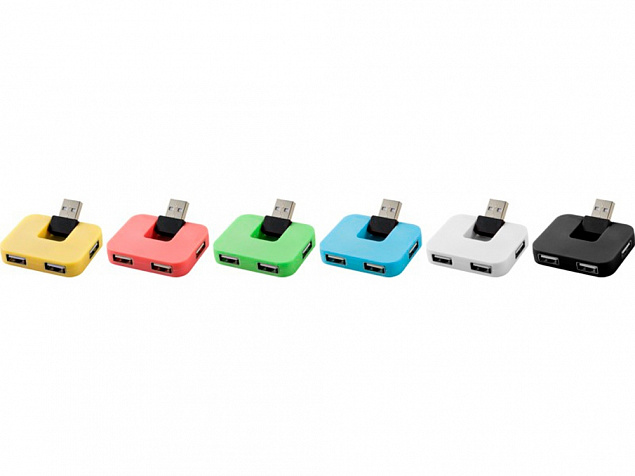 USB Hub «Gaia» на 4 порта с логотипом в Новосибирске заказать по выгодной цене в кибермаркете AvroraStore