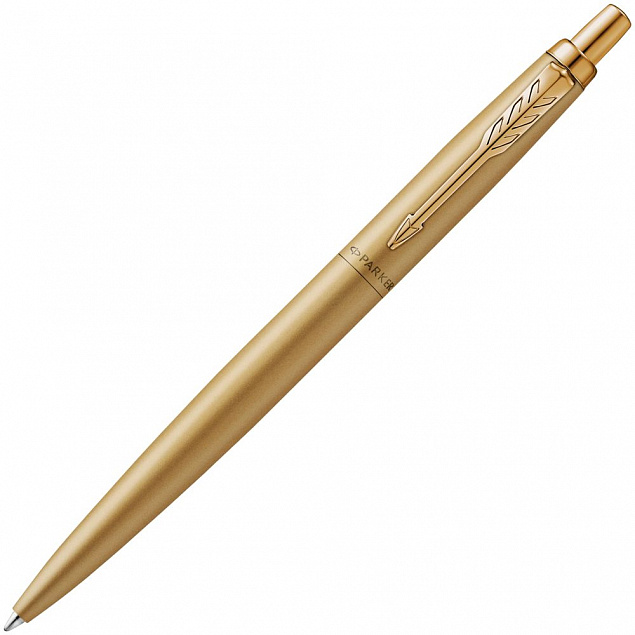 Ручка шариковая Parker Jotter XL Monochrome Gold, золотистая с логотипом в Новосибирске заказать по выгодной цене в кибермаркете AvroraStore