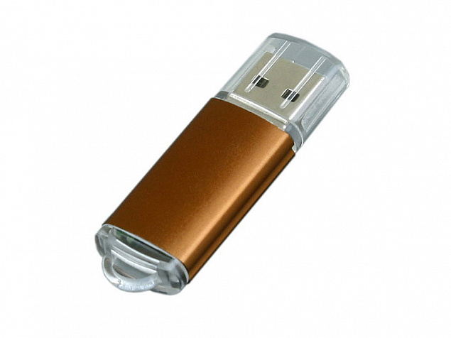 USB 3.0- флешка на 128 Гб с прозрачным колпачком с логотипом в Новосибирске заказать по выгодной цене в кибермаркете AvroraStore