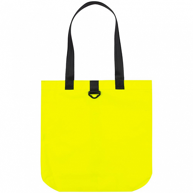 Шопер Manifest Color из светоотражающей ткани, желтый неон с логотипом в Новосибирске заказать по выгодной цене в кибермаркете AvroraStore