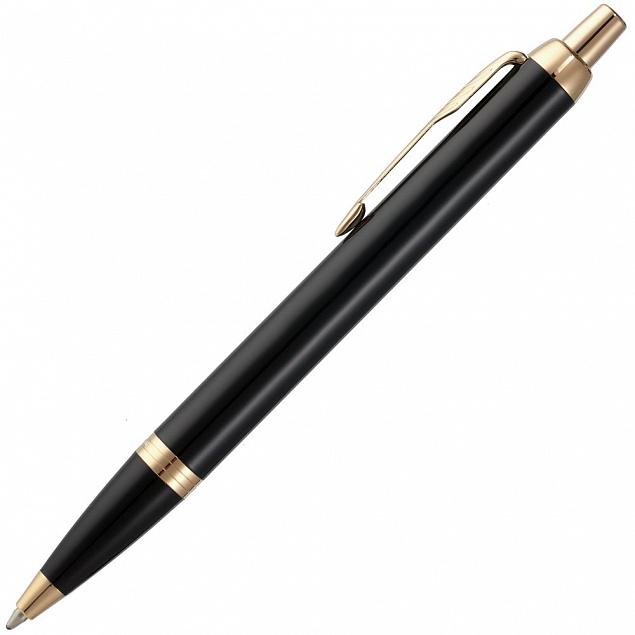 Ручка шариковая Parker IM Core K321 Black GT M с логотипом в Новосибирске заказать по выгодной цене в кибермаркете AvroraStore