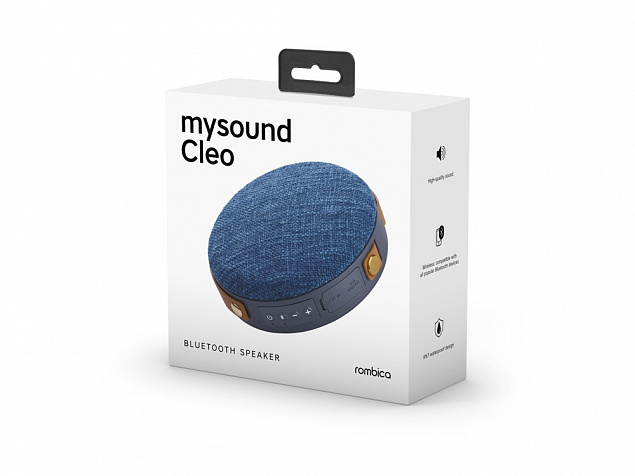 Портативная колонка «mySound Cleo», 8 Вт с логотипом в Новосибирске заказать по выгодной цене в кибермаркете AvroraStore