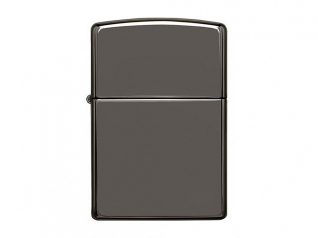 Зажигалка ZIPPO Classic с покрытием Black Ice® с логотипом в Новосибирске заказать по выгодной цене в кибермаркете AvroraStore