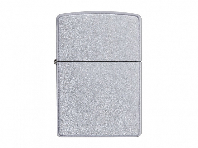 Зажигалка ZIPPO Classic с покрытием Satin Chrome™ с логотипом в Новосибирске заказать по выгодной цене в кибермаркете AvroraStore