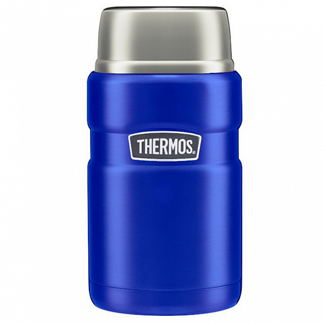 Термос для еды Thermos SK3020, синий с логотипом в Новосибирске заказать по выгодной цене в кибермаркете AvroraStore