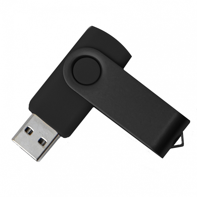 USB flash-карта DOT (16Гб), черный, 5,8х2х1,1см, пластик, металл с логотипом в Новосибирске заказать по выгодной цене в кибермаркете AvroraStore