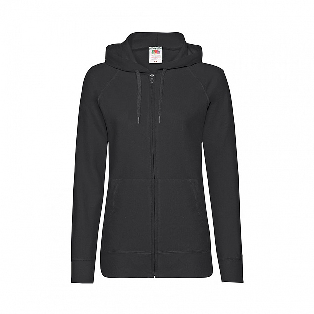 Толстовка женская без начеса LADIES LIGHTWEIGHT HOODED SWEAT 240 с логотипом в Новосибирске заказать по выгодной цене в кибермаркете AvroraStore