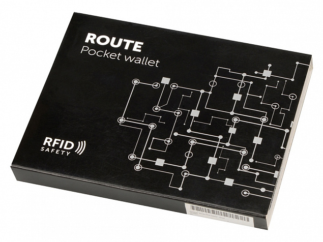 Кошелек «Route» с защитой от RFID считывания с логотипом в Новосибирске заказать по выгодной цене в кибермаркете AvroraStore