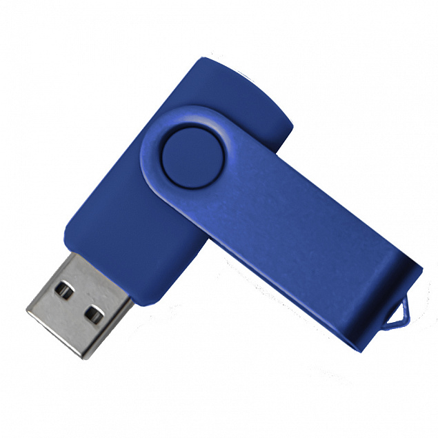 USB flash-карта DOT (8Гб), синий, 5,8х2х1,1см, пластик, металл с логотипом в Новосибирске заказать по выгодной цене в кибермаркете AvroraStore