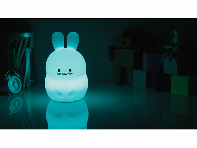 Ночник LED Rabbit с логотипом в Новосибирске заказать по выгодной цене в кибермаркете AvroraStore