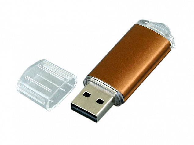 USB 3.0- флешка на 128 Гб с прозрачным колпачком с логотипом в Новосибирске заказать по выгодной цене в кибермаркете AvroraStore