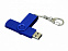 USB 2.0- флешка на 64 Гб с поворотным механизмом и дополнительным разъемом Micro USB с логотипом в Новосибирске заказать по выгодной цене в кибермаркете AvroraStore