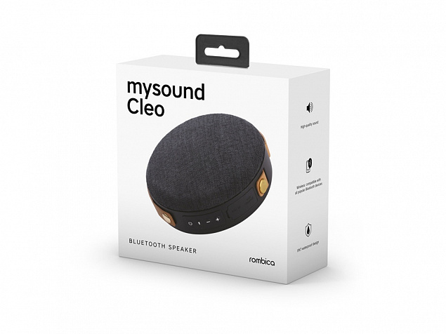 Портативная колонка «mySound Cleo», 8 Вт с логотипом в Новосибирске заказать по выгодной цене в кибермаркете AvroraStore