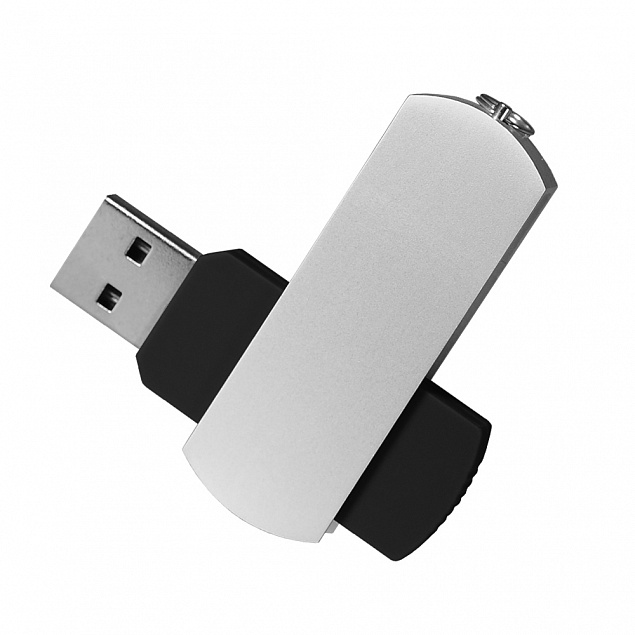 USB Флешка, Elegante, 16 Gb, черный с логотипом в Новосибирске заказать по выгодной цене в кибермаркете AvroraStore