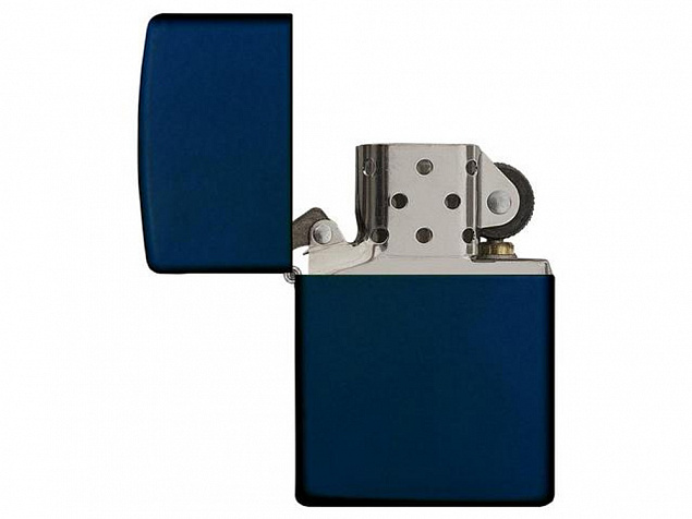 Зажигалка ZIPPO Classic с покрытием Navy Matte с логотипом в Новосибирске заказать по выгодной цене в кибермаркете AvroraStore