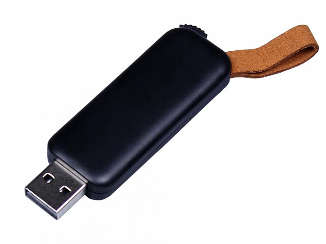 USB 3.0- флешка промо на 32 Гб прямоугольной формы, выдвижной механизм с логотипом в Новосибирске заказать по выгодной цене в кибермаркете AvroraStore