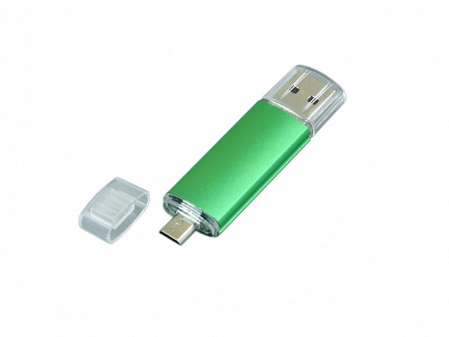 USB 2.0/micro USB- флешка на 32 Гб с логотипом в Новосибирске заказать по выгодной цене в кибермаркете AvroraStore