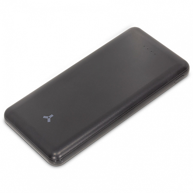 Внешний аккумулятор Accesstyle Midnight II (10000 mAh), черный с логотипом в Новосибирске заказать по выгодной цене в кибермаркете AvroraStore