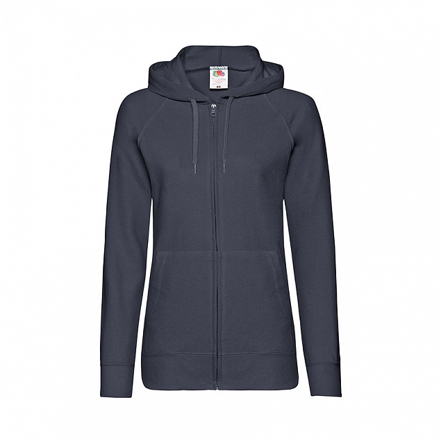 Толстовка женская без начеса LADIES LIGHTWEIGHT HOODED SWEAT 240 с логотипом в Новосибирске заказать по выгодной цене в кибермаркете AvroraStore