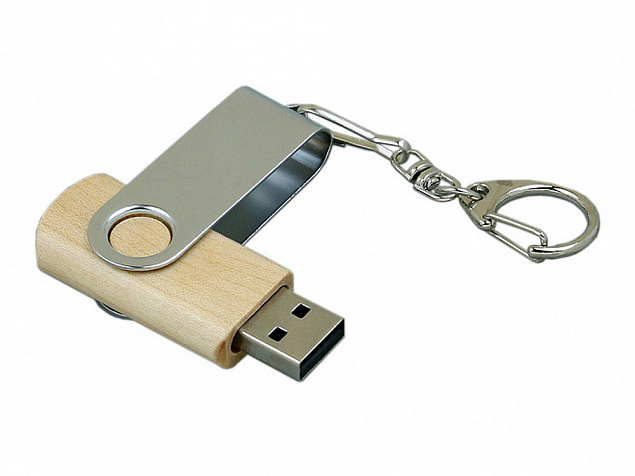 USB 3.0- флешка промо на 32 Гб с поворотным механизмом с логотипом в Новосибирске заказать по выгодной цене в кибермаркете AvroraStore