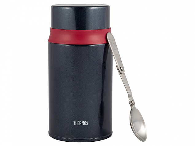 Термос для еды с ложкой Thermos TCLD-720S с логотипом в Новосибирске заказать по выгодной цене в кибермаркете AvroraStore