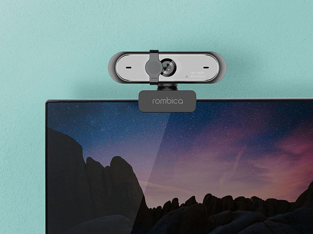Веб-камера Rombica CameraFHD X1 с логотипом в Новосибирске заказать по выгодной цене в кибермаркете AvroraStore