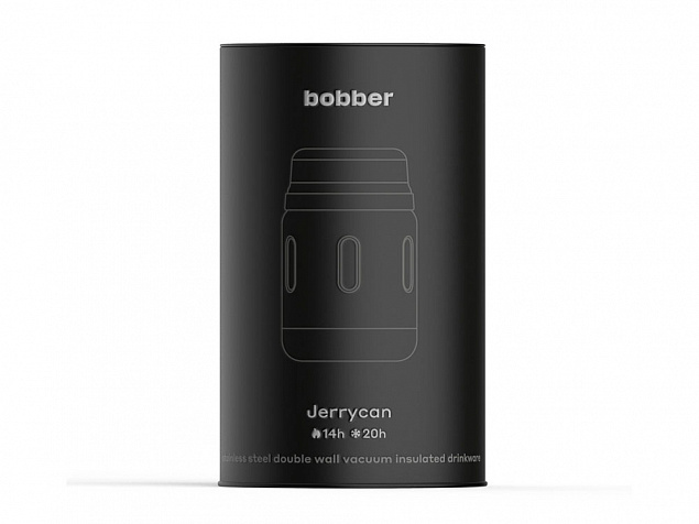 Термос для еды, вакуумный, бытовой, тм bobber. Объем 0.7 литра. Артикул Jerrycan-700 Matte с логотипом в Новосибирске заказать по выгодной цене в кибермаркете AvroraStore