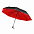 Зонт Glamour - Красный PP с логотипом в Новосибирске заказать по выгодной цене в кибермаркете AvroraStore