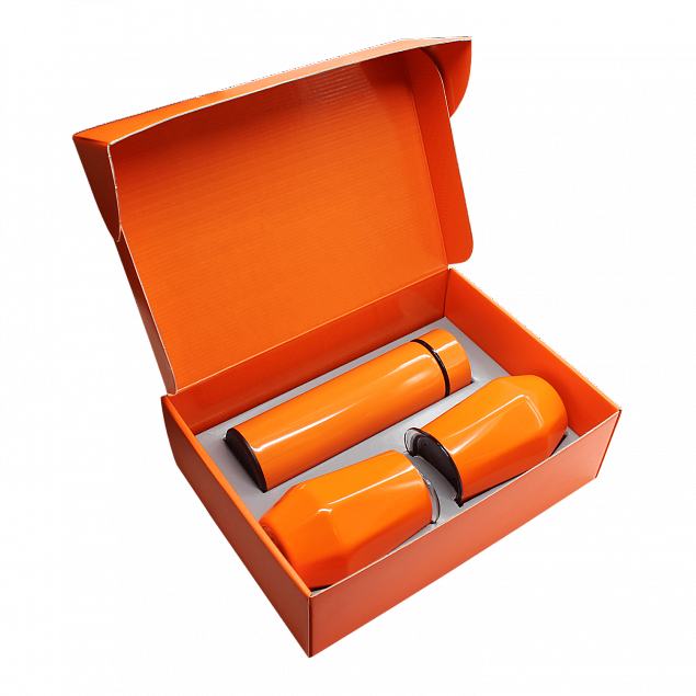 Набор Hot Box Е2 G orange (оранжевый) с логотипом в Новосибирске заказать по выгодной цене в кибермаркете AvroraStore