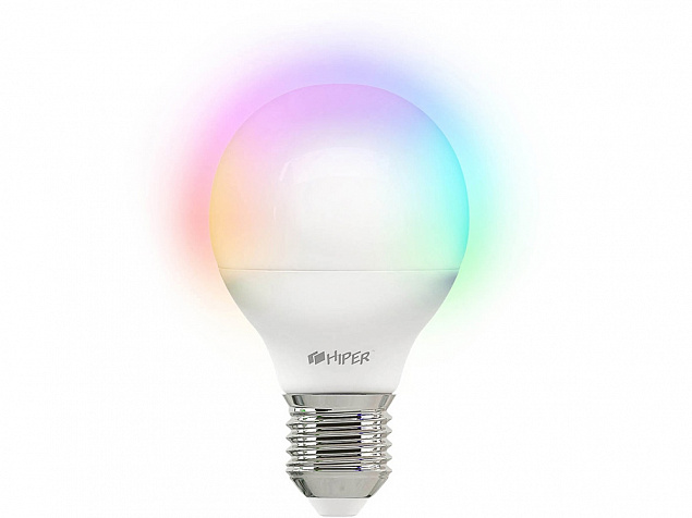 Умная лампочка HIPER IoT LED A1 RGB с логотипом в Новосибирске заказать по выгодной цене в кибермаркете AvroraStore