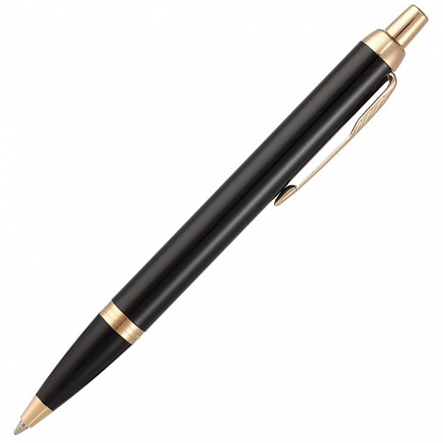 Ручка шариковая Parker IM Core K321 Black GT M с логотипом в Новосибирске заказать по выгодной цене в кибермаркете AvroraStore