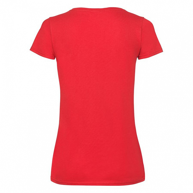 Футболка женская LADY FIT V-NECK T 210 с логотипом в Новосибирске заказать по выгодной цене в кибермаркете AvroraStore