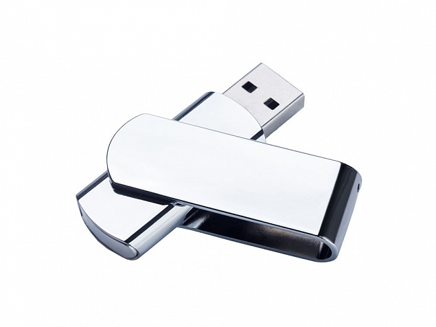 USB 3.0- флешка на 64 Гб глянцевая поворотная с логотипом в Новосибирске заказать по выгодной цене в кибермаркете AvroraStore