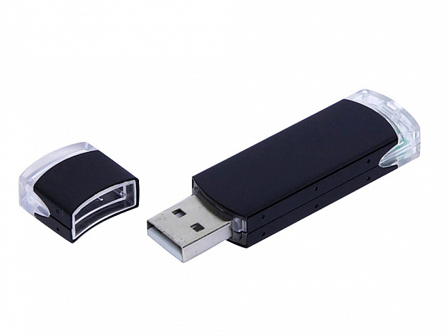 USB 2.0- флешка промо на 16 Гб прямоугольной классической формы с логотипом в Новосибирске заказать по выгодной цене в кибермаркете AvroraStore