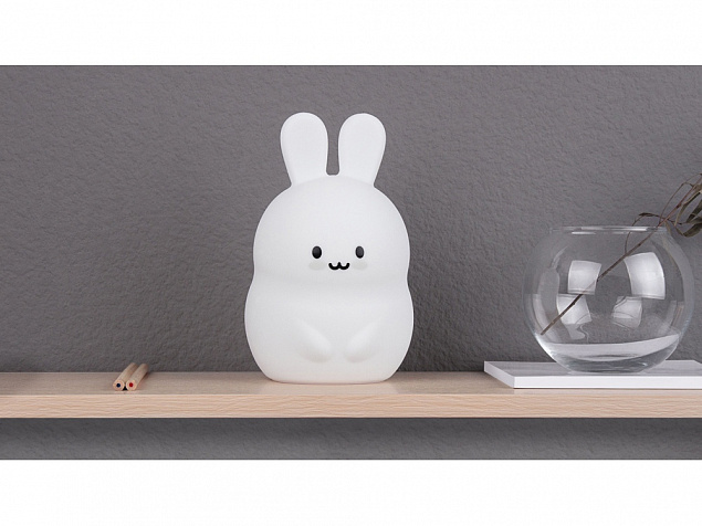 Ночник LED Rabbit с логотипом в Новосибирске заказать по выгодной цене в кибермаркете AvroraStore