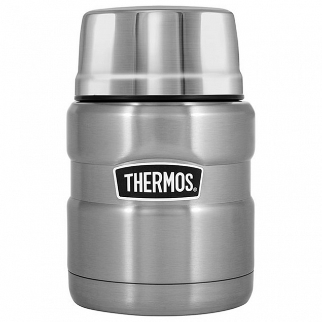 Термос для еды Thermos SK3000, серебристый с логотипом в Новосибирске заказать по выгодной цене в кибермаркете AvroraStore