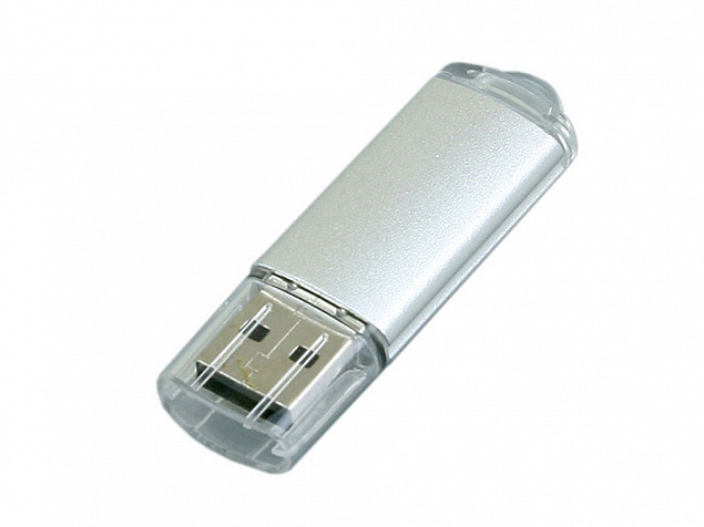 USB 3.0- флешка на 128 Гб с прозрачным колпачком с логотипом в Новосибирске заказать по выгодной цене в кибермаркете AvroraStore