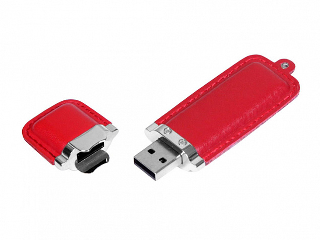 USB 3.0- флешка на 128 Гб классической прямоугольной формы с логотипом в Новосибирске заказать по выгодной цене в кибермаркете AvroraStore